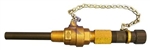 1" Standard Brass Body Retractable Corp Stop with PVC Wetted Diffuser