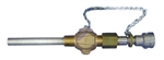1 1/2" Brass Body Retractable Corp Stop with Stainless Steel Wetted Diffuser