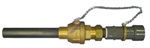 2" Standard Brass Body Retractable Corp Stop with PVC Wetted Diffuser